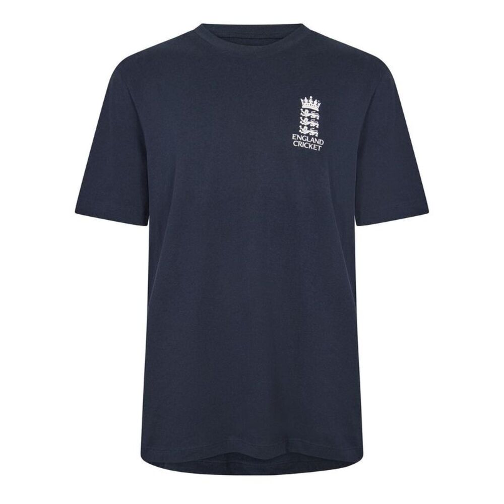 Castore Mens England Cricket Regular T-Shirt / Navy